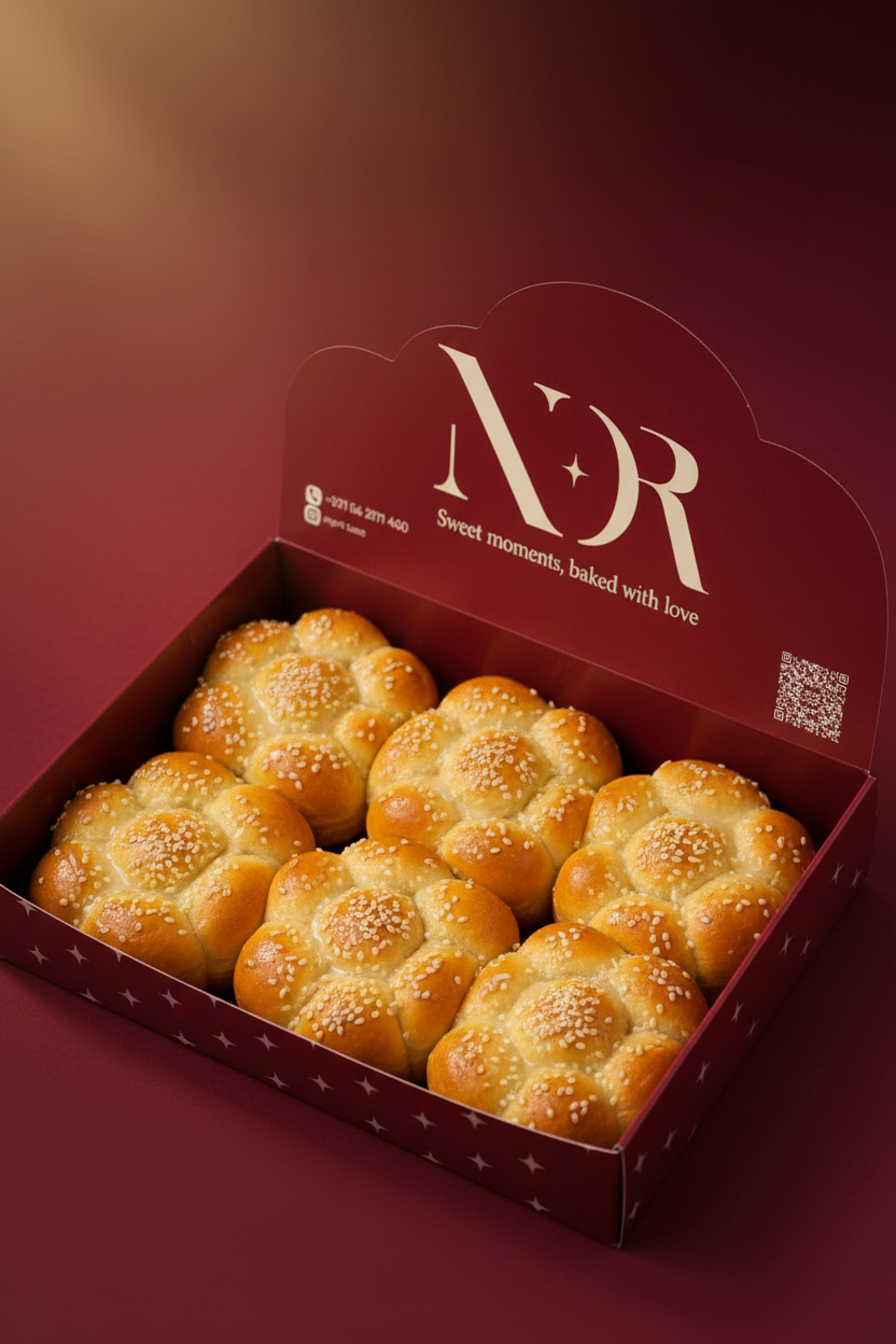 6 Mini Honeycomb Buns in NOR Box